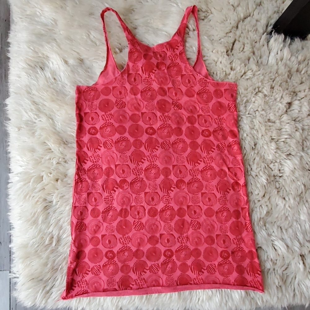 Volcom Raw Edge Graphic Print Racer Back Tank - Picture 5 of 7